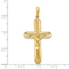 14k Yellow Gold Polished Crucifix Pendant C1984