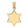 14k Yellow Gold Star Of David Pendant XK650