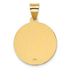 14k Yellow Gold Polished & Satin Hollow Spanish St. Jude Thaddeus Medal Pendant
