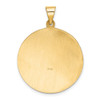 14k Yellow Gold Polished and Satin St. Florian Medal Pendant XR1320