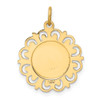 14k Yellow Gold Our Lady Of The Assumption Medal Pendant
