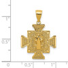 14k Yellow Gold San Benito 2-Sided Cross Pendant