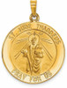 14k Yellow Gold Saint Jude Medal Pendant