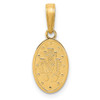 14k Yellow Gold Miraculous Medal Pendant M2515