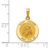 14k Yellow Gold Saint Anthony Medal Pendant M1492