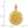 14k Yellow Gold Saint Christopher Medal Pendant M1483