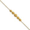 7" 14k Yellow Gold Marquise Citrine Bracelet