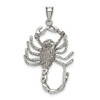 Sterling Silver Antiqued Scorpion Pendant