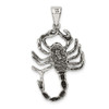 Sterling Silver Antiqued Scorpion Pendant