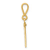 14k Yellow Gold Small Diamond-Cut Number 81 Charm