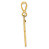 14k Yellow Gold Medium Diamond-Cut Number 85 Charm