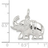 Sterling Silver CZ Elephant Charm