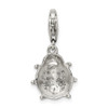 Sterling Silver CZ Ladybug Charm