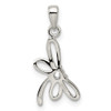 Sterling Silver Dragonfly w/ CZ Center Pendant