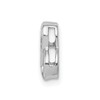 Sterling Silver Rhodium Plated CZ Infinity Slide