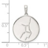 Sterling Silver & CZ Virgo Zodiac Pendant