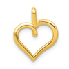 14k Yellow Gold Diamond Heart Charm PM4867-005-YA