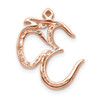 14k Rose Gold 1/3ctw Diamond Om Slide