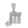 14k White Gold Diamond Scorpio Pendant