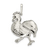 Sterling Silver Rooster Charm QC2645