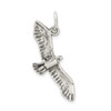 Sterling Silver Antiqued Wing Spread Seagull Charm