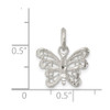 Sterling Silver Butterfly Charm QC1696