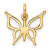 14k Yellow Gold Butterfly Charm XAC139