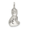 Sterling Silver Cat Charm QC126