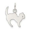 Sterling Silver Cat Charm QC7836