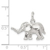 Sterling Silver Elephant Charm QC913