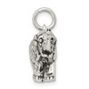 Sterling Silver Antiqued Elephant Charm QC7877