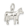 Sterling Silver Cow Charm QC904