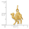 14k Yellow Gold Camel Charm