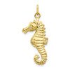 10k Yellow Gold Seahorse Charm