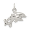Sterling Silver Dolphins Charm QC940