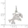 Sterling Silver Dolphins Charm QC2041