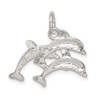 Sterling Silver Dolphins Charm QC939