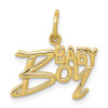 10k Yellow Gold Baby Boy Charm