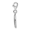 Sterling Silver Antiqued Sister w/Lobster Clasp Charm
