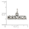 Sterling Silver Antiqued Grandma Charm