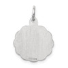 Sterling Silver Rhodium-plated #1 Mom Disc Charm