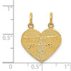 14k Yellow Gold Break-Apart Mom and Daughter Charm