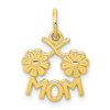 10k Yellow Gold Mom Charm 10C445