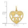 10k Yellow Gold Mom Charm 10C96