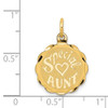 14k Yellow Gold Special Aunt Charm