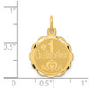 14k Yellow Gold #1 Godmother Charm
