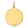 14k Yellow Gold #1 Dad Charm XAC623