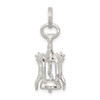 Sterling Silver Wine Bottle Opener Charm