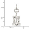 Sterling Silver Wine Bottle Opener Charm