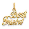 14k Yellow Gold Best Friend Charm